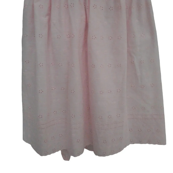 Handmade/Handcrafted Pink Eyelet  Apron - Picture 3 of 6